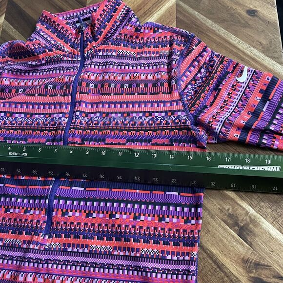 Nike Pro Dri-Fit Sweater 1/4 Zip Smooth Fleece Running Active Yoga Pullover M - Picture 5 of 6